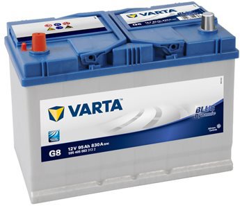 

VARTA BLUE Dynamic 95Ah, 12V, G8 - UAMK instalace do vozu