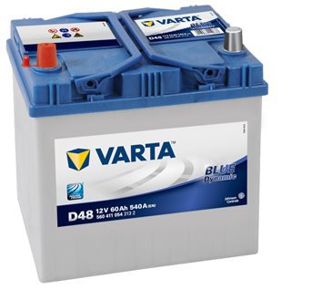 

VARTA BLUE Dynamic 60Ah, 12V, D48 - UAMK instalace do vozu