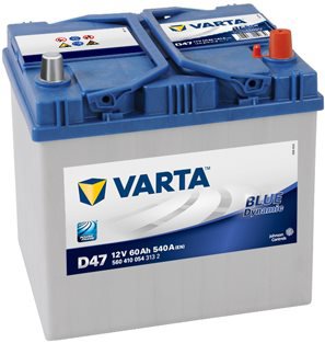 

VARTA BLUE Dynamic 60Ah, 12V, D47 - UAMK instalace do vozu