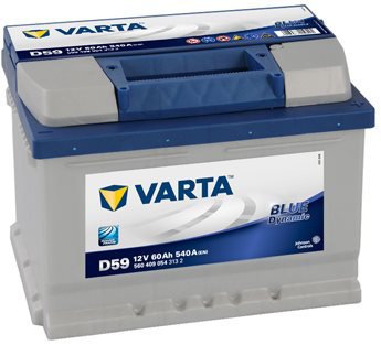 

VARTA BLUE Dynamic 60Ah, 12V, D59 - UAMK instalace do vozu