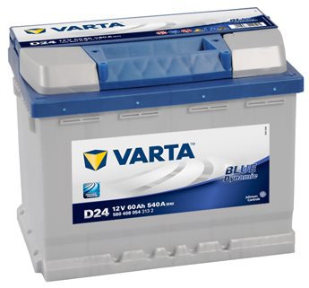 

VARTA BLUE Dynamic 60Ah, 12V, D24 - UAMK instalace do vozu
