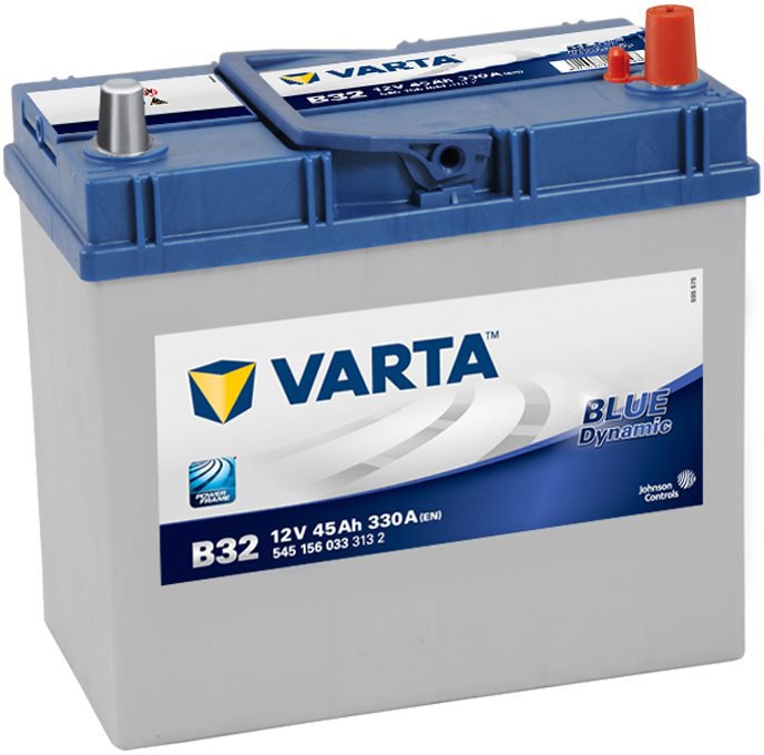 

VARTA BLUE Dynamic 45Ah, 12V, B32 - UAMK instalace do vozu