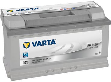 

VARTA SILVER Dynamic 100Ah, 12V, H3 - UAMK instalace do vozu