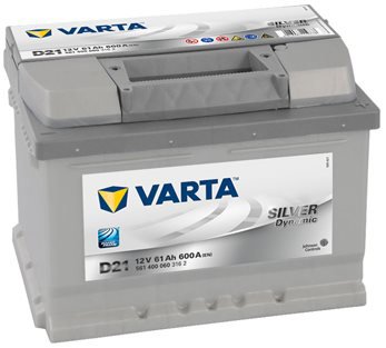 

VARTA SILVER Dynamic 61Ah, 12V, D21 - UAMK instalace do vozu