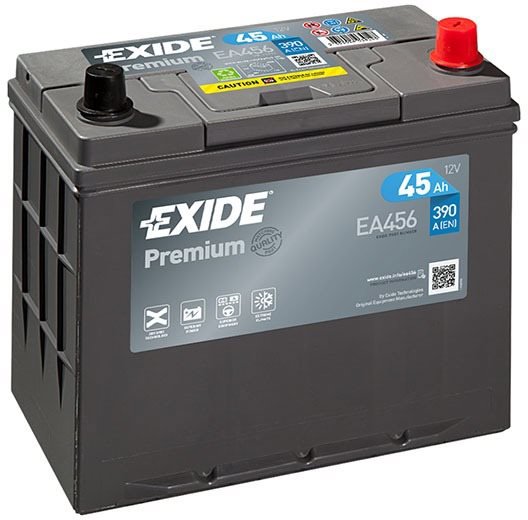 

EXIDE Premium 45Ah, 12V, EA456 - UAMK instalace do vozu