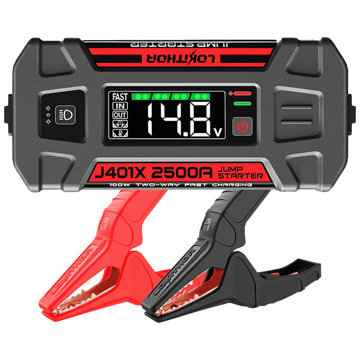 

LOKITHOR Startovací zdroj J401X, 12 V, 2500 A, 74 Wh, Start -40°C