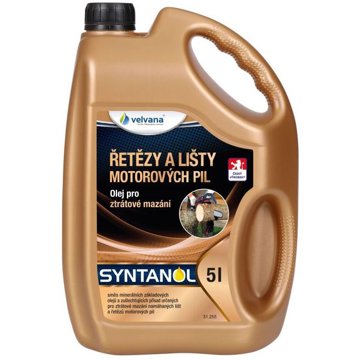 

VELVANA Syntanol pro ztrátové mazání na řetězy a lišty motorových pil, 5l