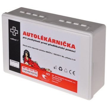 

ACI autolékárnička CZ - plastová (výbava dle vyhlášky č. 206/2018 Sb.)