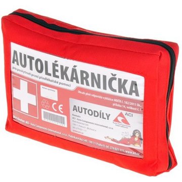 

ACI autolékárnička CZ - textilní (výbava dle vyhlášky č. 206/2018 Sb.)