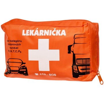 

ACI autolékárnička SK - textilní (výbava dle vyhlášky MDaV SR č.134/2018) oranžová