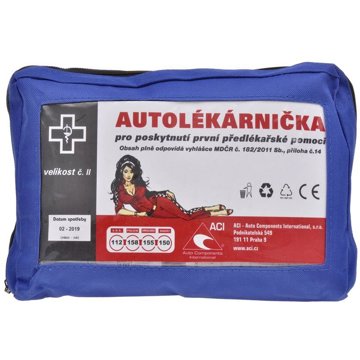 

ACI lékárnička pro vozidla do 80 osob - textilní (výbava dle vyhlášky č.206/2018 Sb)