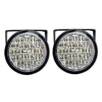 

Světla pro denní svícení 2x18 LED kulaté