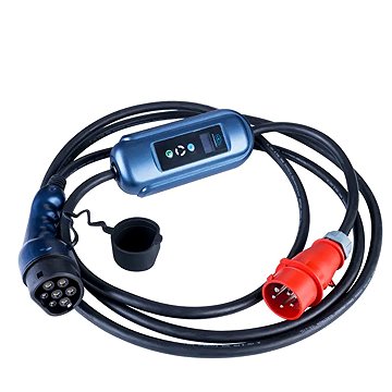 

Akyga nabíjecí stanice CEE 5pin / Typ 2 samice - LCD displej, 22kW, 32A, 5m