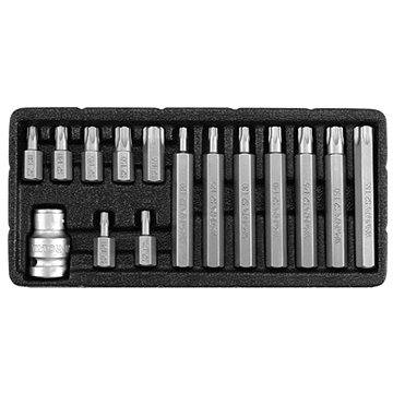 

YATO Sada bitů 15 ks TORX s otvorem YT-0417