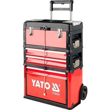 

YATO Vozík na nářadí 3 sekce, 2 zásuvky YT-09101