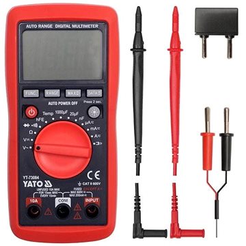 

YATO Multimetr digitální YT-73084 (1x 9V 6F22)