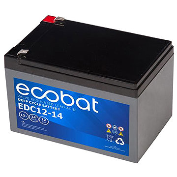 Ecobat Trakční baterie EDC12-14, 14Ah, 12V