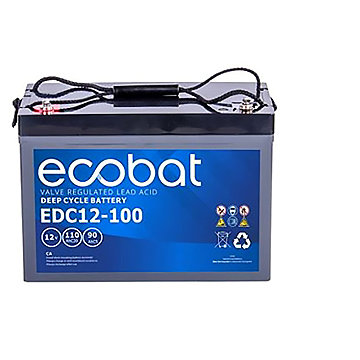 Ecobat Trakční baterie EDC12-100, 110Ah, 12V