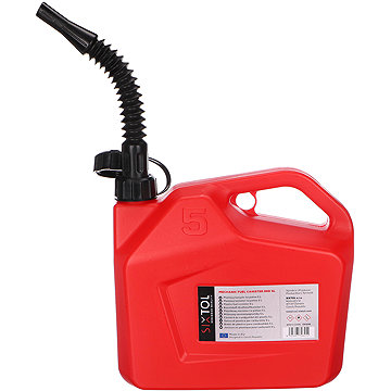 SIXTOL Kanystr plastový Mechanic Fuel Canister Red 5 l