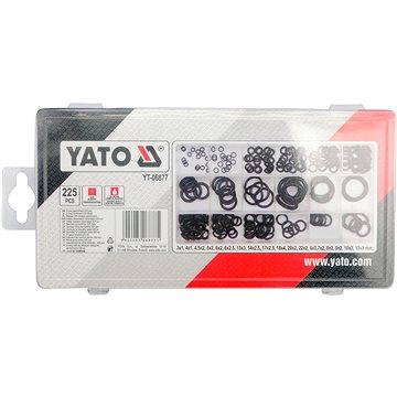 

YATO O kroužek gumové těsnící sada 225ks,3x1 - 22x2mm
