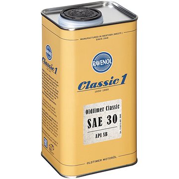 

RAVENOL Oldtimer Classic SAE 30 API SB; 1 L