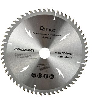 

GEKO Kotouč pilový vidiový, 250x32x60T