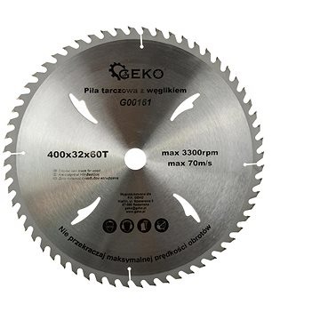 

GEKO Kotouč pilový vidiový, 400x32x60T
