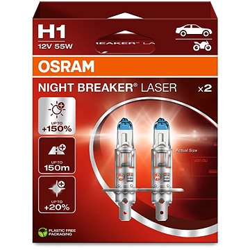 

OSRAM H1 Night Breaker Laser +150%, 2ks