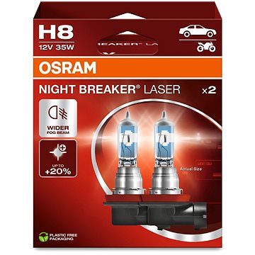 

OSRAM H8 Night Breaker Laser Next Generation +150%, 2ks