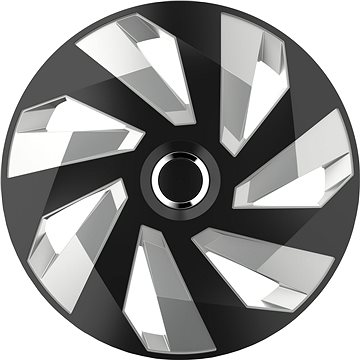 

Poklice VECTOR RC 14 black/silver sada 4ks