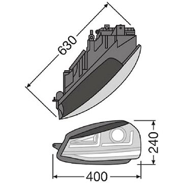 

OSRAM LEDriving Full LED Golf VII Black