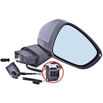 

ACI zrcátko pro CITROEN C3, 09- (s otvorem pro blikač) s tepl. čidlem pro lak P