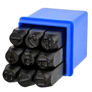 

GEKO Razidla číselná 10 mm, 9 ks