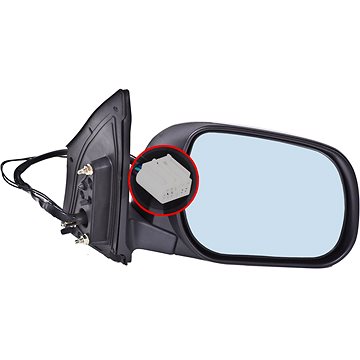 

ACI zrcátko pro TOYOTA RAV4, 05-08 pro lak el.