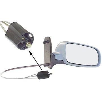 

ACI zrcátko pro VW Sharan 95-00 5/98- mech. ovl. lanky pro lak P