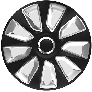 

Poklice STRATOS RC 16 black/silver sada 4ks