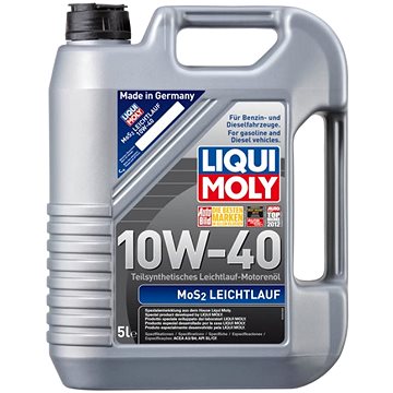 Liqui Moly Motorový olej MoS2 Leichtlauf 10W-40, 5 l - Motorový olej