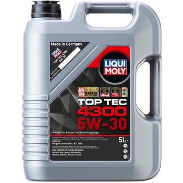 

Liqui Moly Motorový olej TopTec 4300 5W-30, 5 l