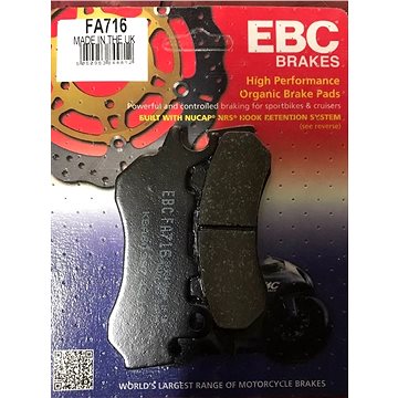 

EBC Brzdové destičky FA716