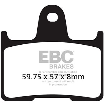 

EBC Brzdové destičky FA254