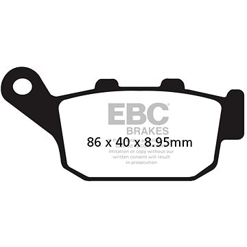 

EBC Brzdové destičky FA496