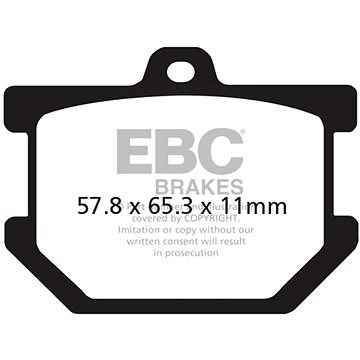 

EBC Brzdové destičky FA034