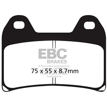

EBC Brzdové destičky FA244V