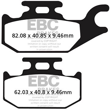 

EBC Brzdové destičky SFA307