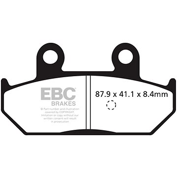 

EBC Brzdové destičky SFAC412