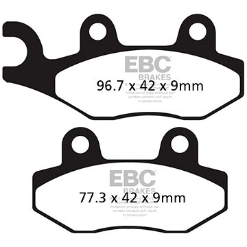 

EBC Brzdové destičky SFAC228
