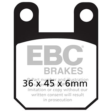 

EBC Brzdové destičky SFAC115