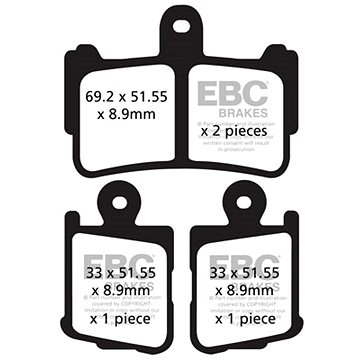 

EBC Brzdové destičky FA499/4HH