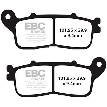 

EBC Brzdové destičky FA636HH