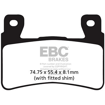 

EBC Brzdové destičky FA265HH
